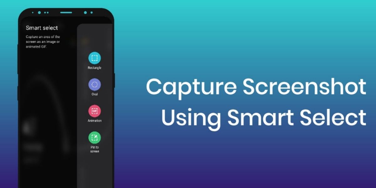 How to take a screenshot on Samsung Galaxy S8 using Smart Select