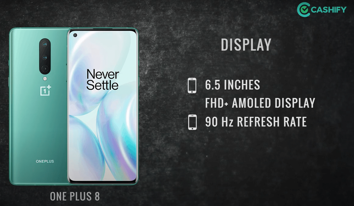 oneplus 8 display