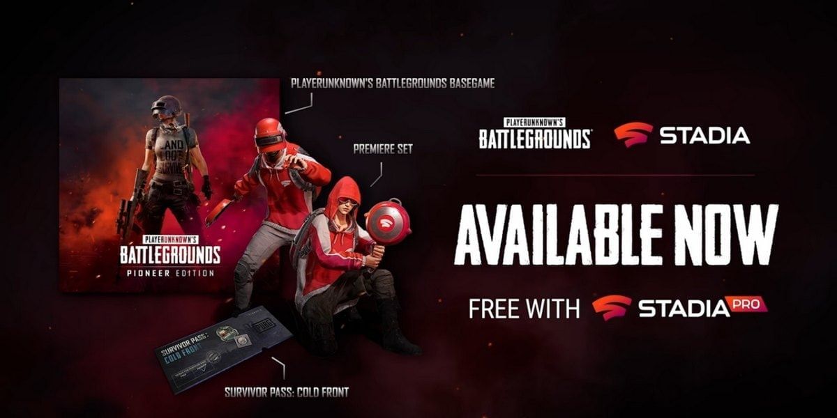 PUBG Available For FREE On Google Stadia, But Only For Pro Subscribers!