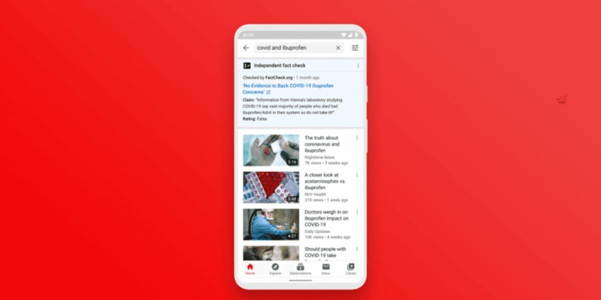YouTube Extends Its Fact Check Feature To Video Searches