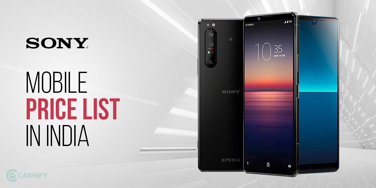 Sony Mobile Price List