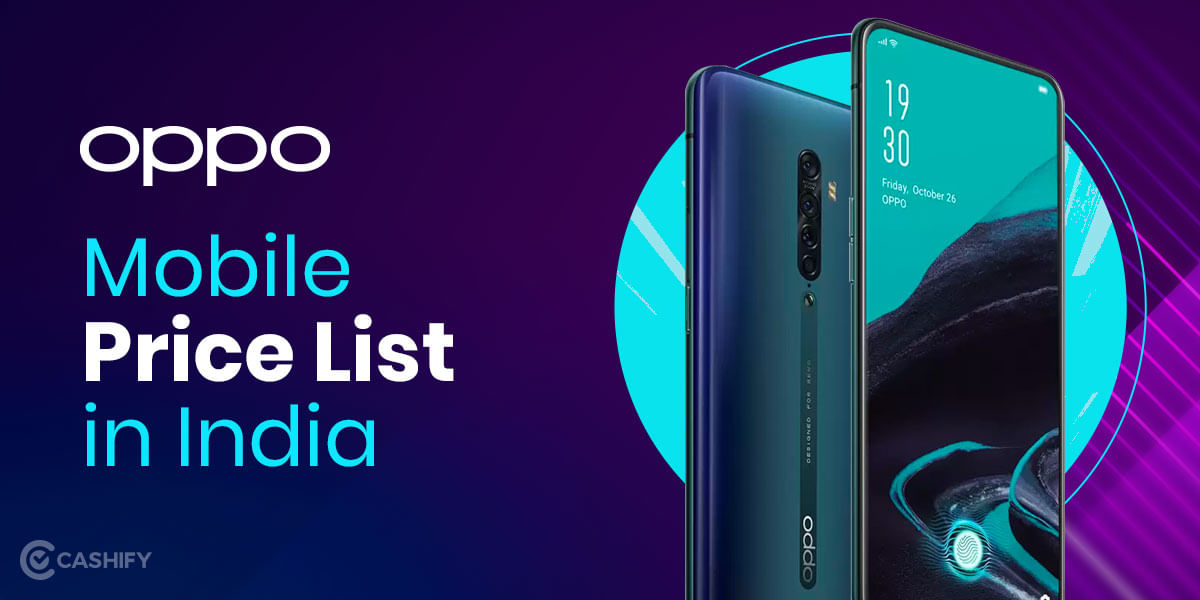Oppo Mobile Price List