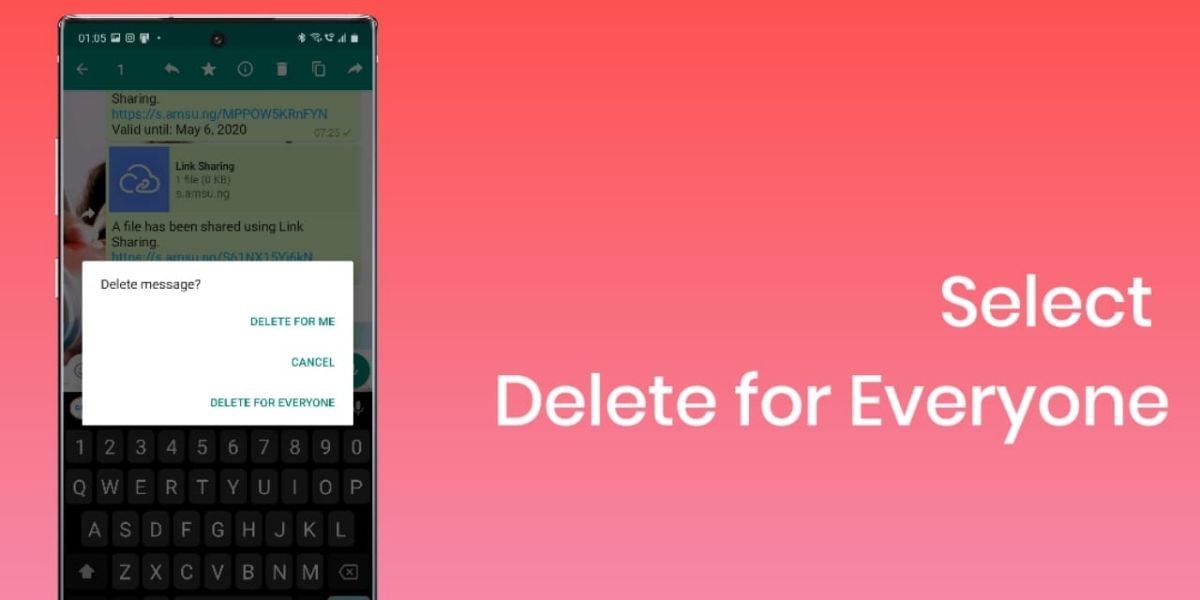 How to Delete WhatsApp Messages up to One Week Old