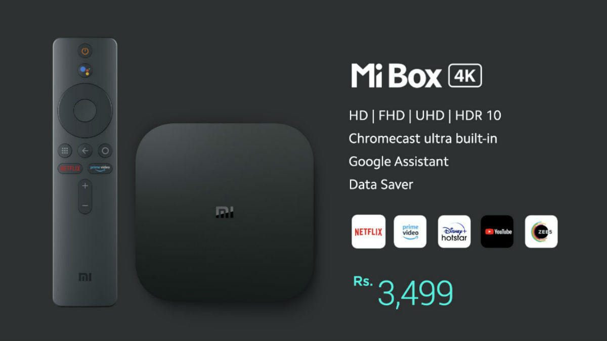 Xiaomi Mi Box 4K Launched In India At Rs. 3,499, Has 4K Support And HDR 10