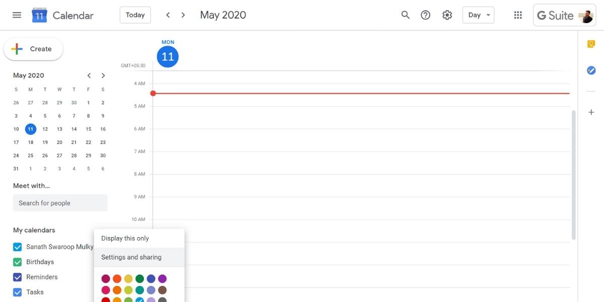How to Share a Google Calendar