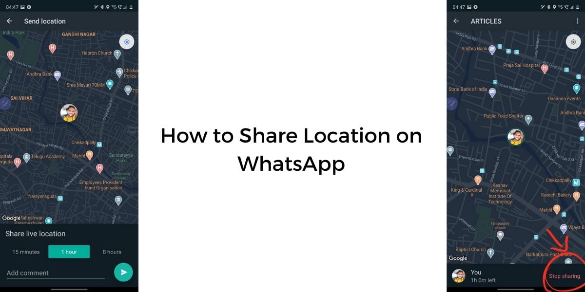 How to Share Location on WhatsApp