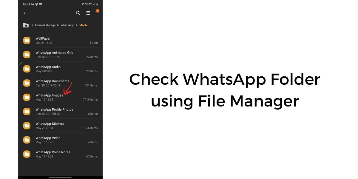 How to Recover Deleted Photos from WhatsApp file manager