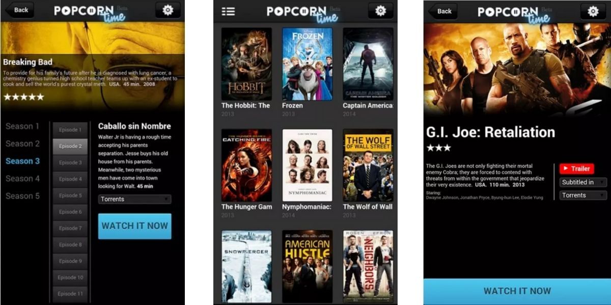 popcorn time must have apps