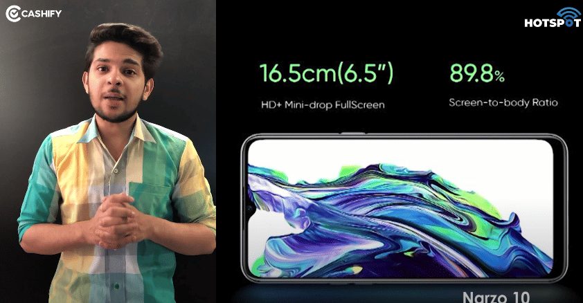 Narzo 10 display