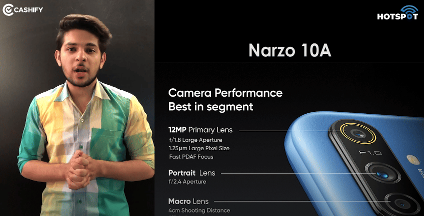 narzo 10a camera