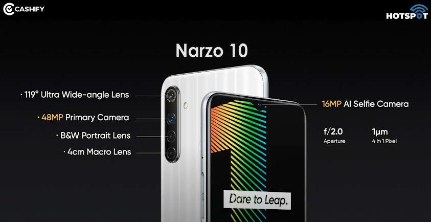 narzo 10 camera
