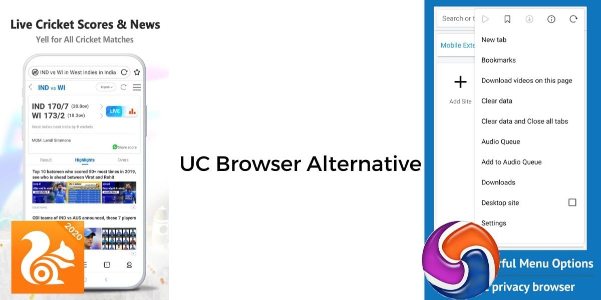 uc browser alternative india