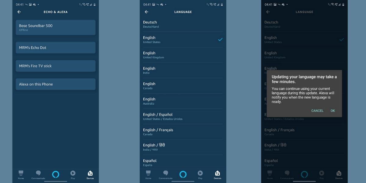 How To Change Alexa Language To Hindi