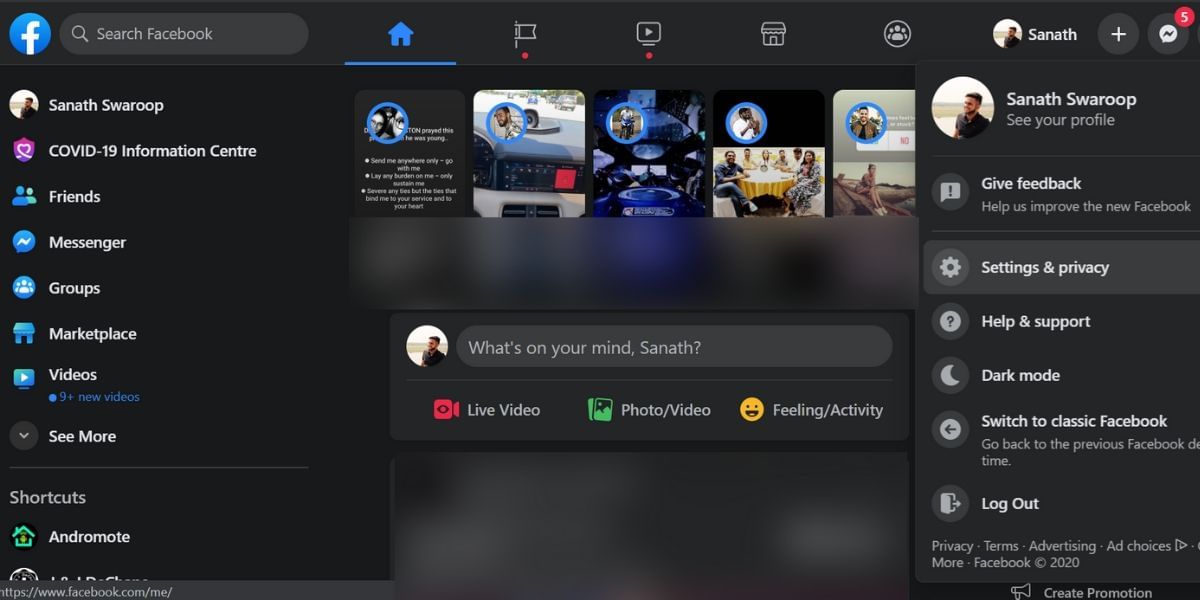 How To Move Facebook Photos To Google Photos - Settings