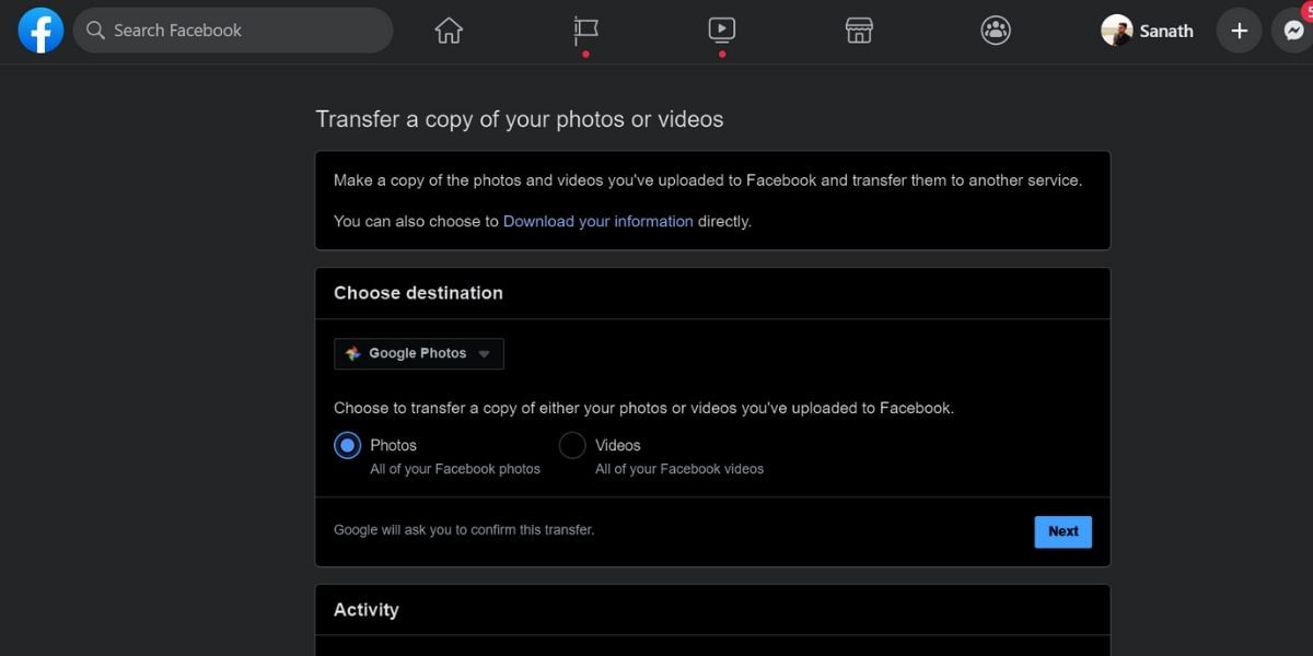 How To Move Facebook Photos To Google Photos