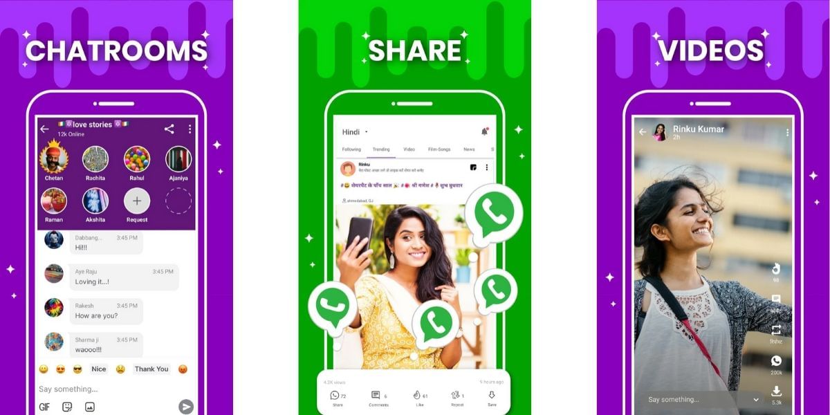 ShareChar - Best Alternatives To TikTok In India