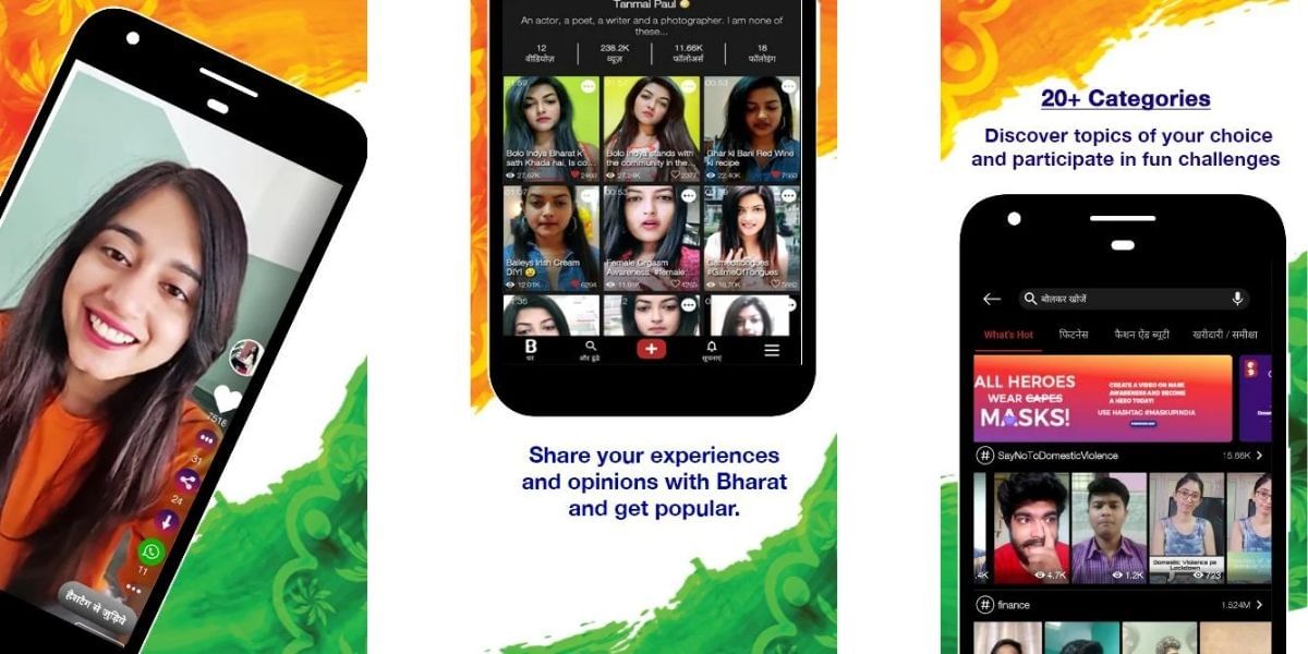 Bolo Indya - Best Alternatives To TikTok In India