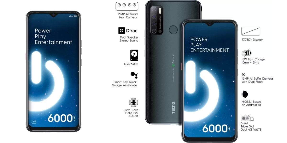 Tecno Spark Power A2 - Top New Phones Round up – June Edition