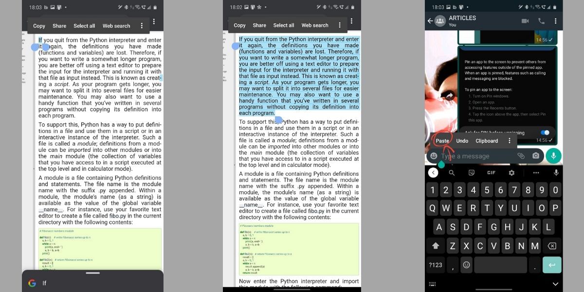 How To Copy And Paste Links On Android