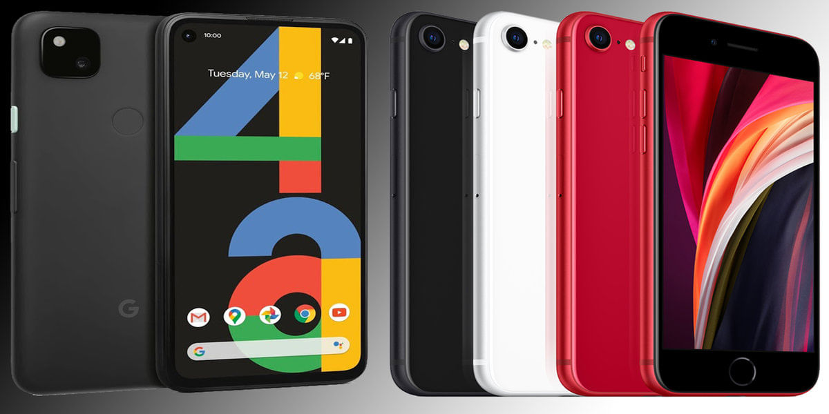 Google Pixel 4a vs iPhone SE