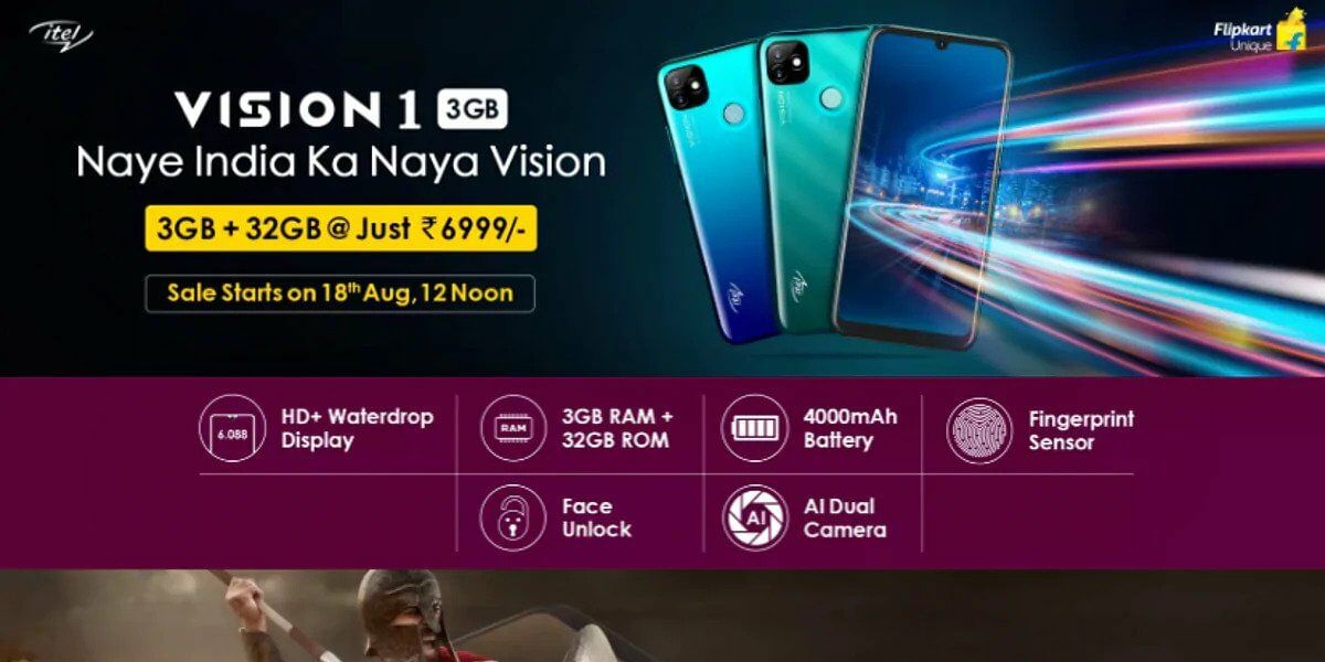 Itel Vision 1 3GB Variant Launched In India