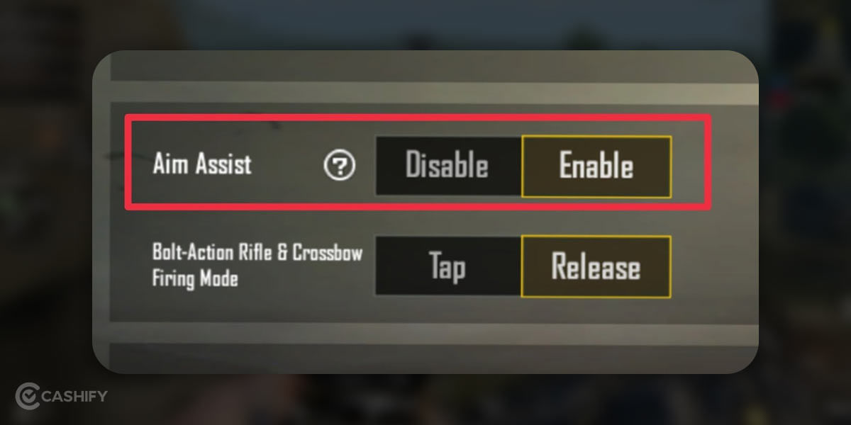 Enabling aim assist