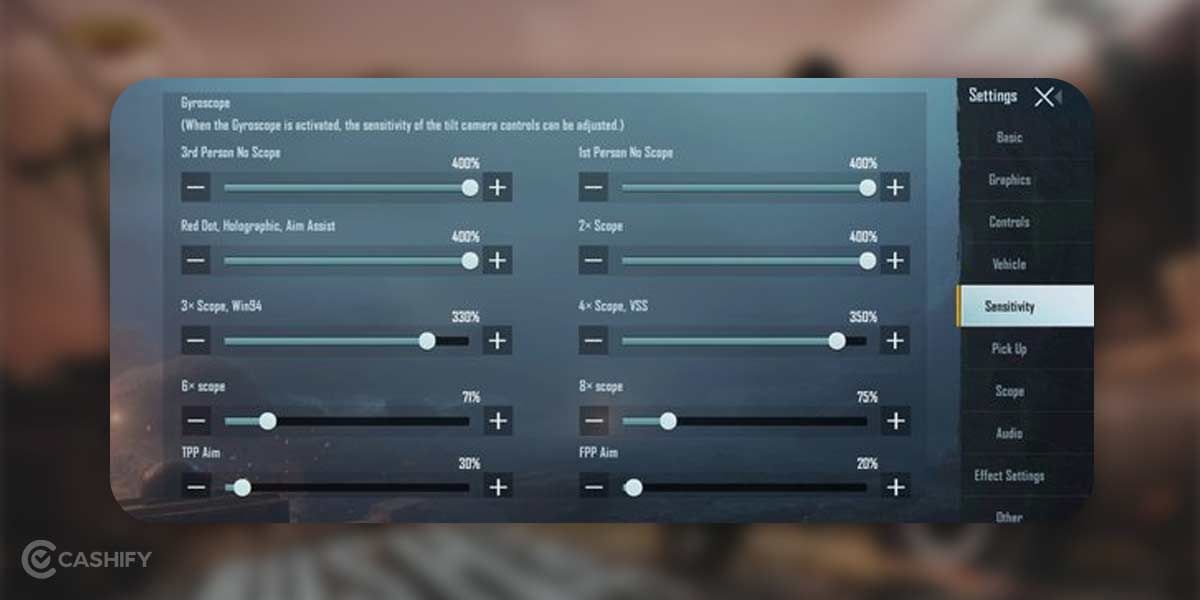 Improve aim In PUBG by Bringing in the Gyroscope