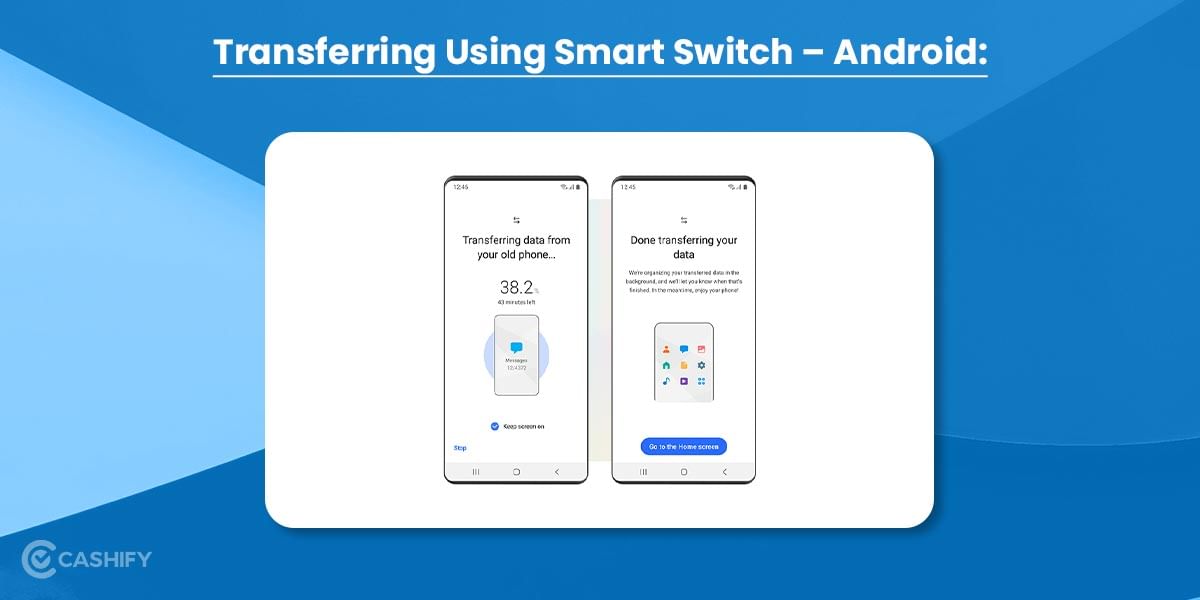 Transferring Using Smart Switch – Android_