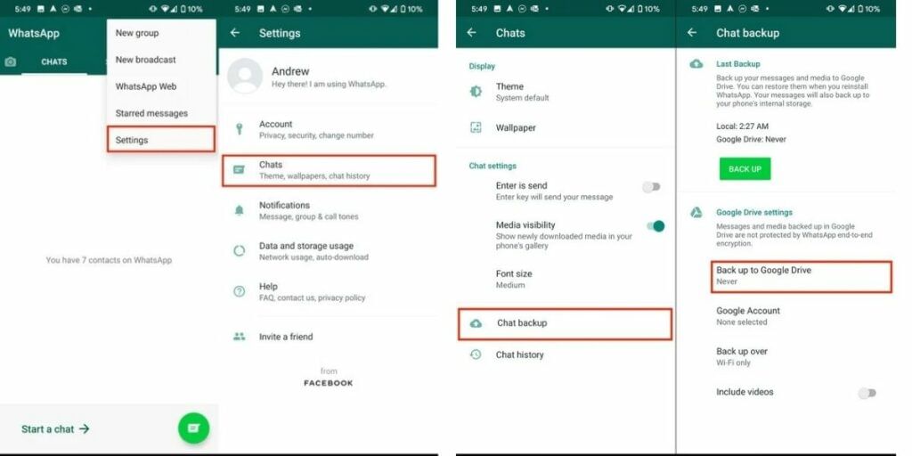 Restore option