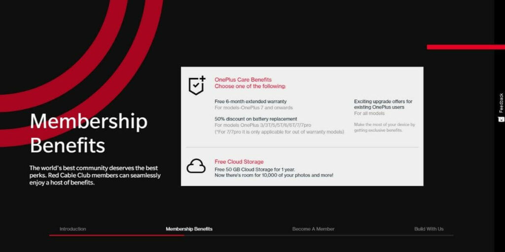 Red Cable Club benefits