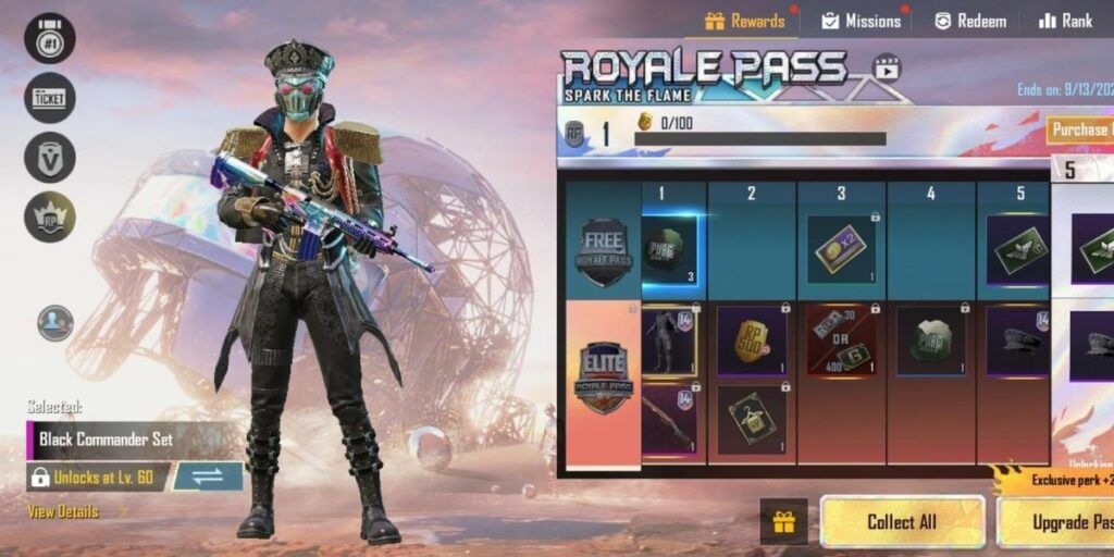 List Of Free And Paid Rewards Of PUBG Mobile