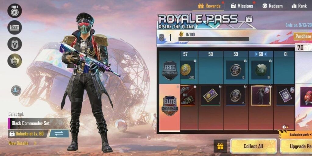 List Of Free And Paid Rewards Of PUBG Mobile