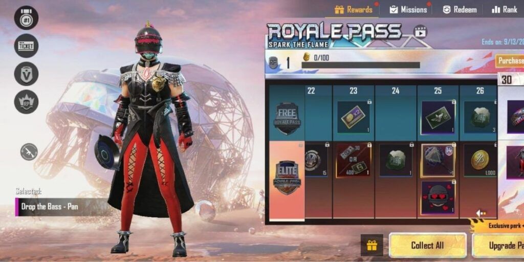 List Of Free And Paid Rewards Of PUBG Mobile