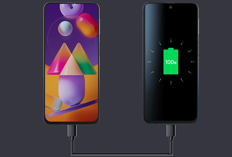 galaxy m31s charging