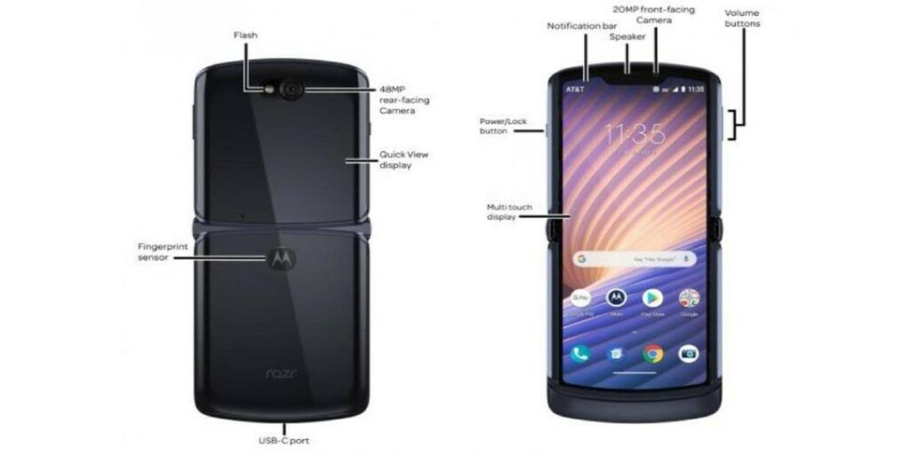moto razr leaks 5g