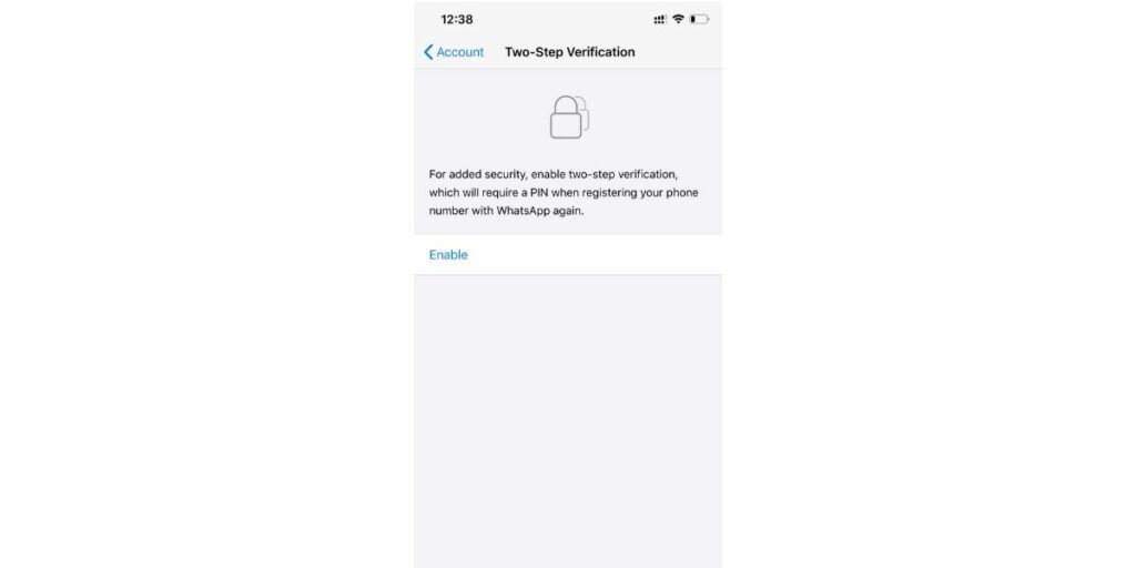 two step verification for added security