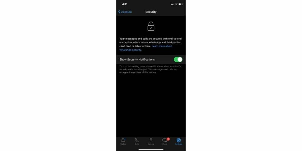 Whatsapp security