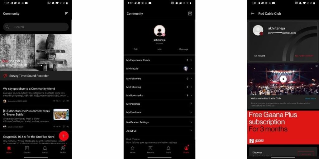 OnePlus Red Cable Club Community App