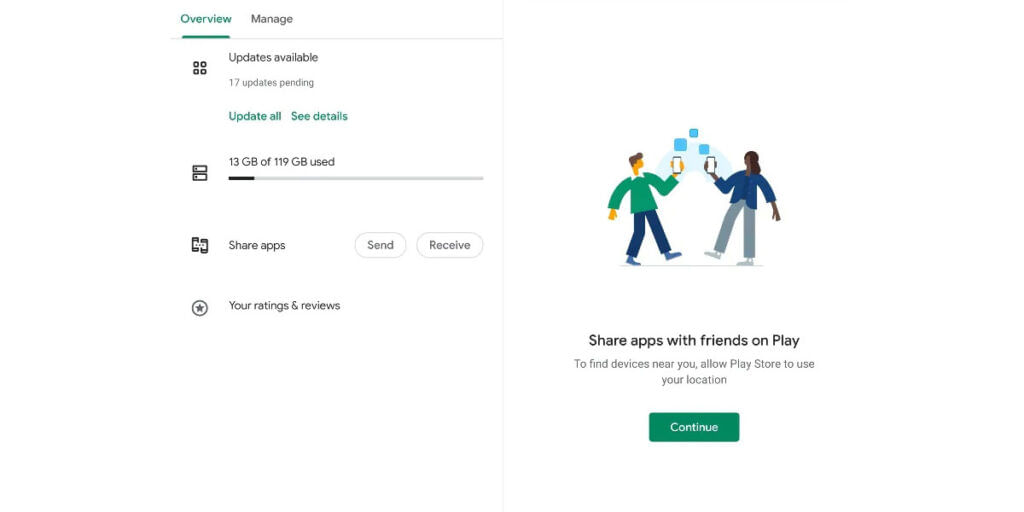 google play p2p