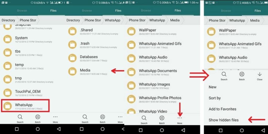 Show Hidden Files