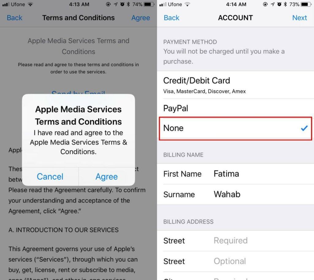 ios country change