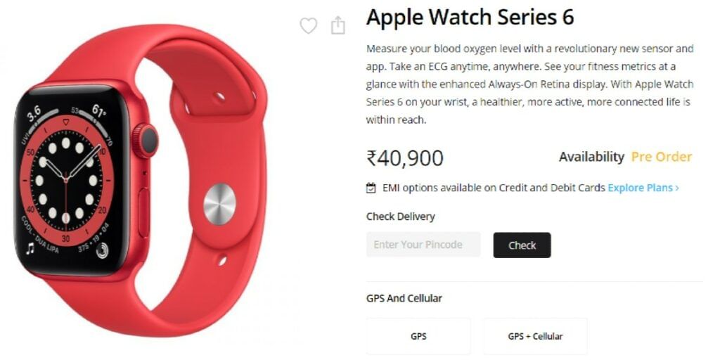 Apple Watch Series 6