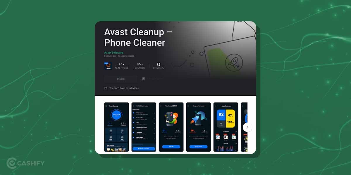 Avast Cleanup and Boost