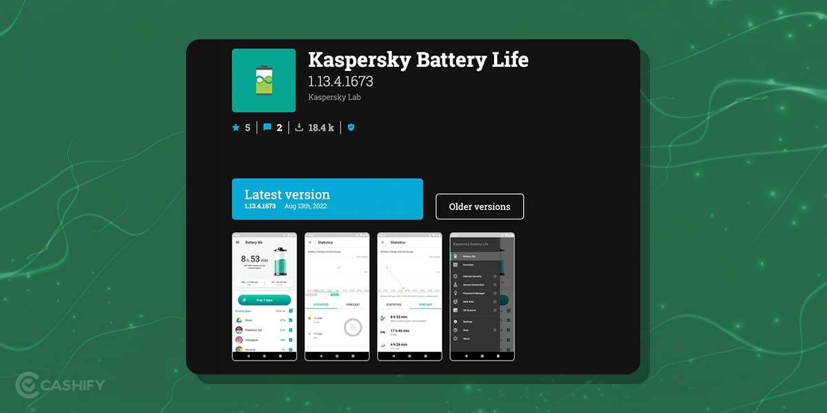 Kaspersky Battery