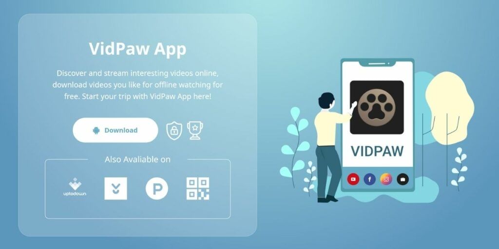 VidPaw for youtube on jioPhone