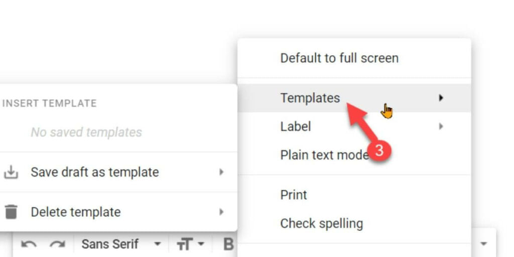 set email template