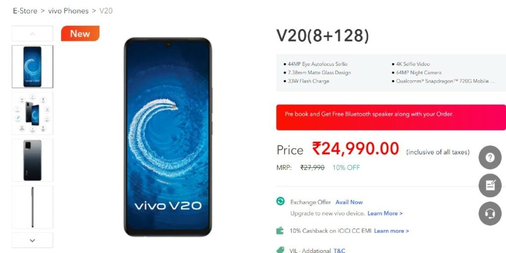 Vivo V20
