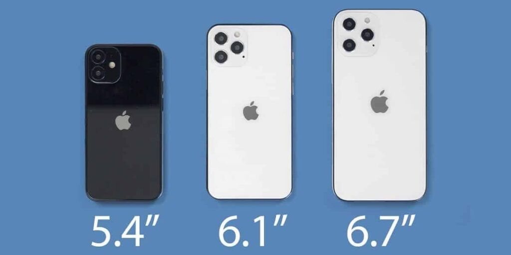 iphone 12 size comparison
