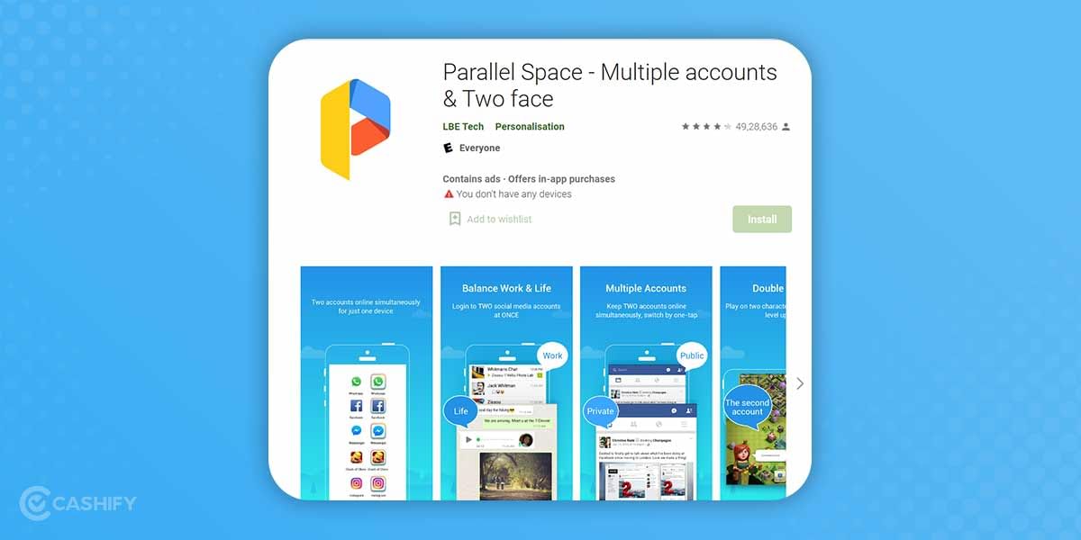 Parallel Space App