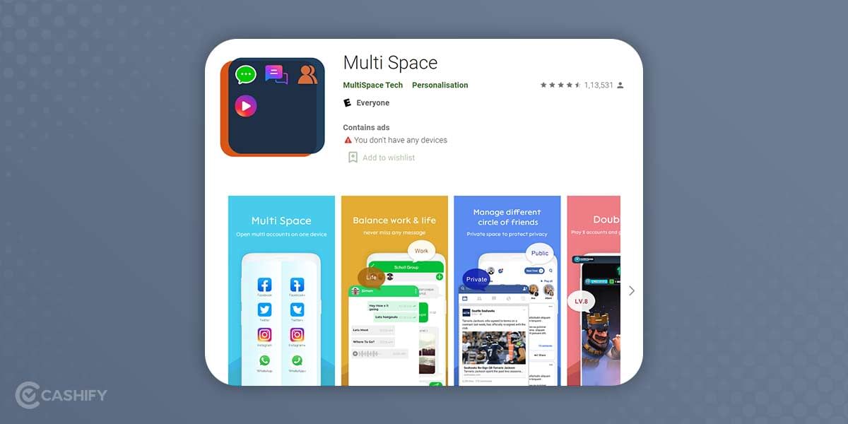 Multi Space - Dual App and Multiple Account for WhatsApp